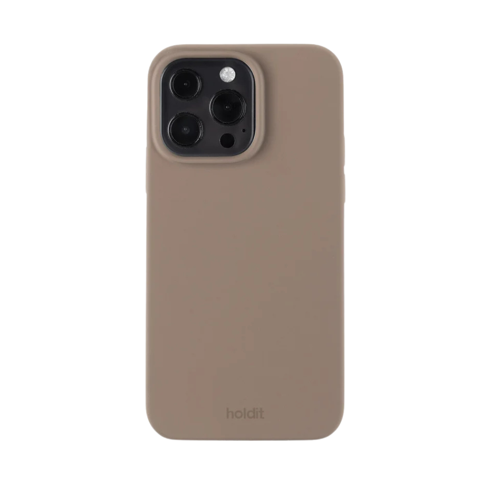 Silicone iPhone cover, iPhone 13 Pro - Mocha Brown